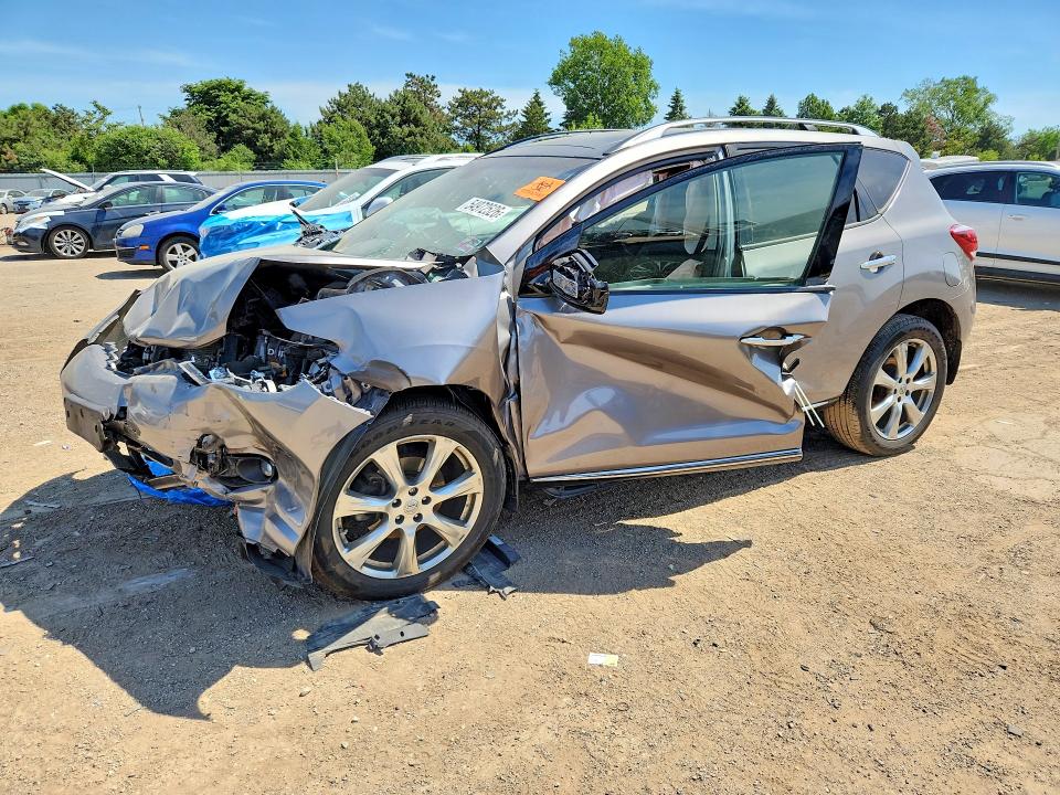 NISSAN MURANO 2012 with VIN JN8AZ1MW7CW232180 - Photo from auction