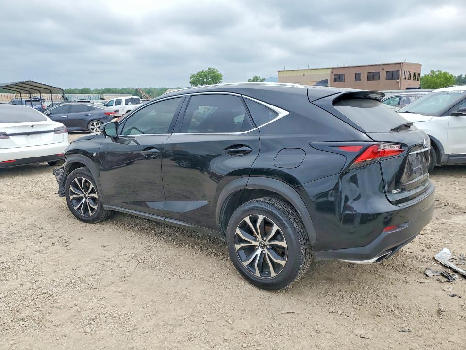 Photo 2 from auction – 2015 LEXUS NX with VIN JTJBARBZ2F2034490