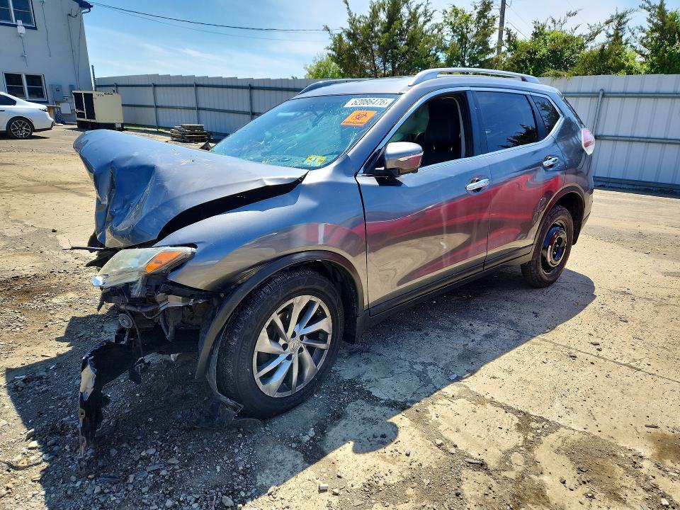 NISSAN ROGUE 2015 with VIN 5N1AT2MV4FC766796 - Photo from auction
