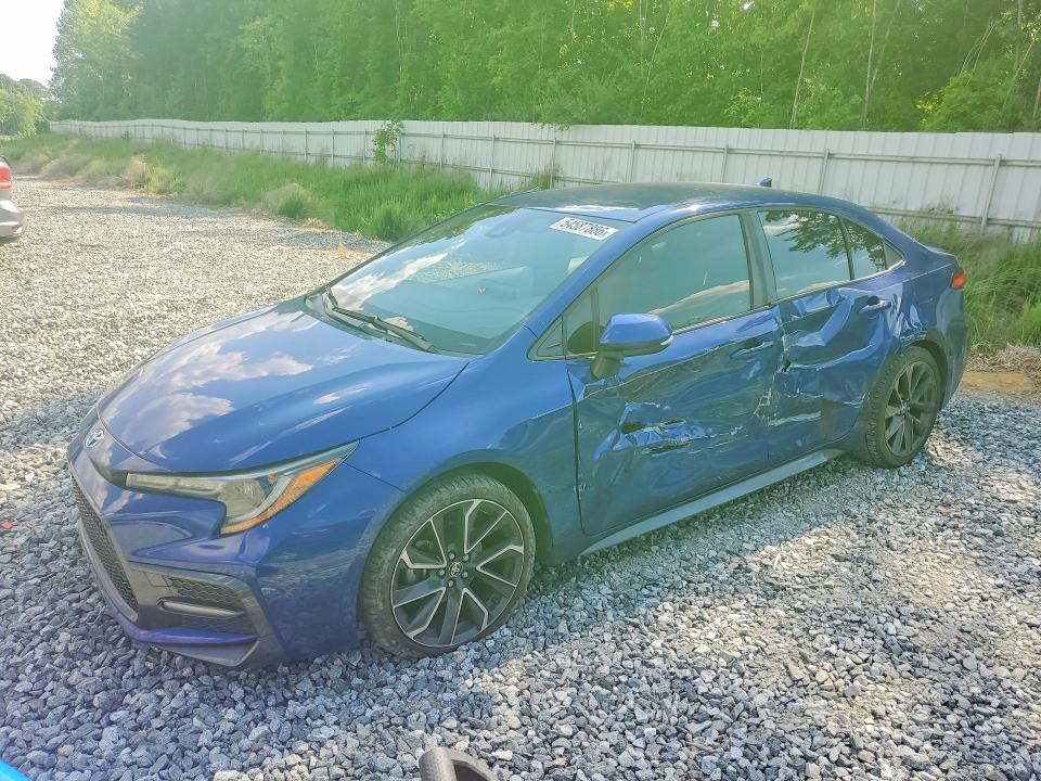 TOYOTA COROLLA 2021 with VIN JTDS4MCE3MJ059409 - Photo from auction