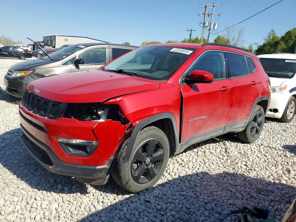 JEEP COMPASS 2018 with VIN 3C4NJDBBXJT185669 - Photo from auction