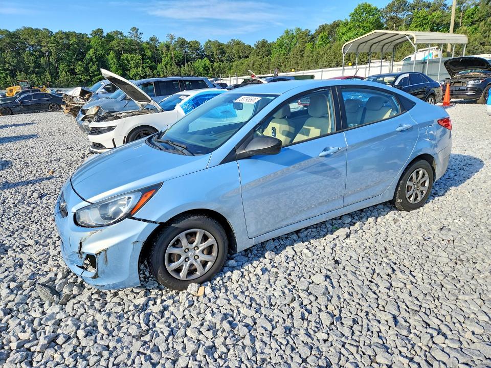 HYUNDAI ACCENT 2014 with VIN KMHCT4AE4EU663010 - Photo from auction