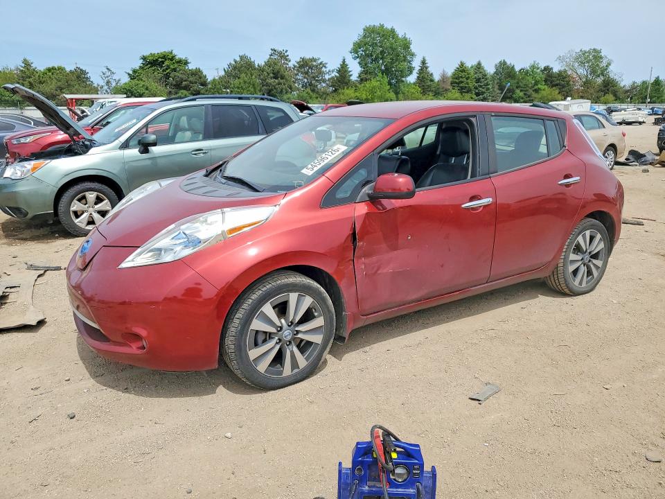 NISSAN LEAF 2013 with VIN 1N4AZ0CP6DC403235 - Photo from auction