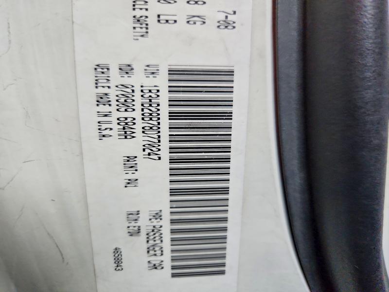 Photo 14 from auction – 2008 DODGE CALIBER with VIN 1B3HB28B78D770247