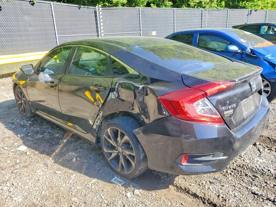 Photo 2 from auction – 2019 HONDA CIVIC with VIN 19XFC2F88KE035373