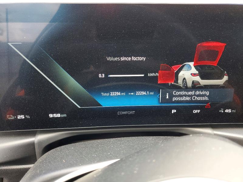 Photo 9 from auction – 2024 BMW I4 with VIN WBY33AW09RFS55255