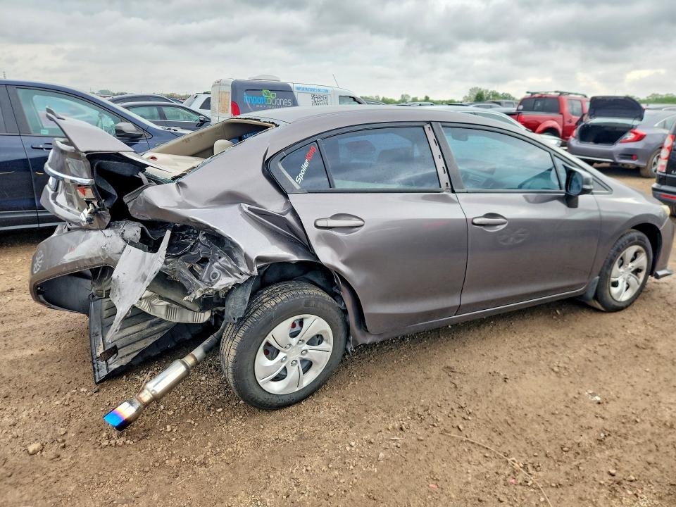 Photo 3 from auction – 2013 HONDA CIVIC with VIN 19XFB2F54DE049136