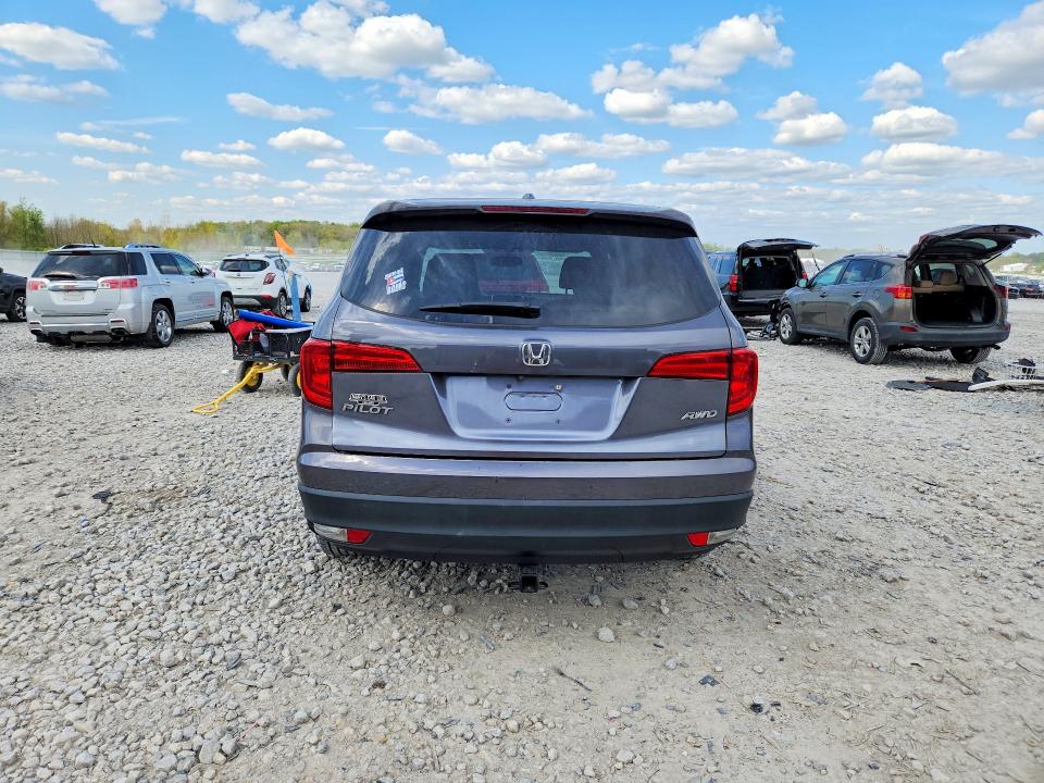 Photo 6 from auction – 2017 HONDA PILOT with VIN 5FNYF6H50HB029189