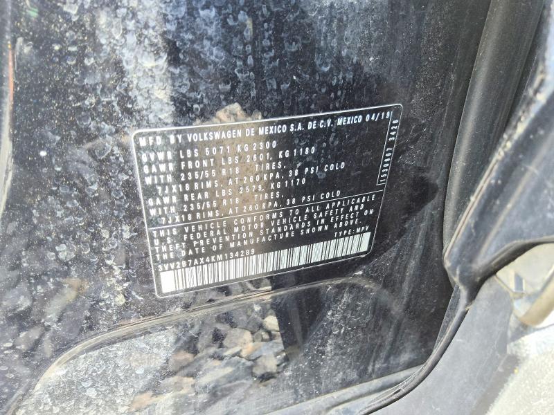 Снимка 14 от търг – 2019 VOLKSWAGEN TIGUAN с VIN 3VV2B7AX4KM134289