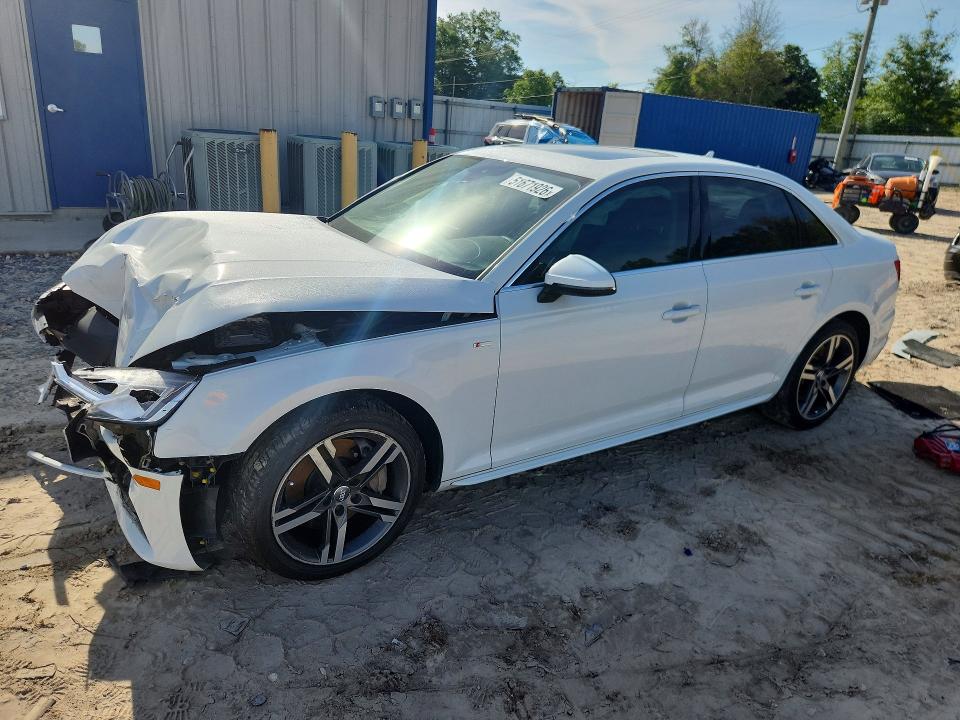 AUDI A4 2017 with VIN WAULNAF44HN018317 - Photo from auction