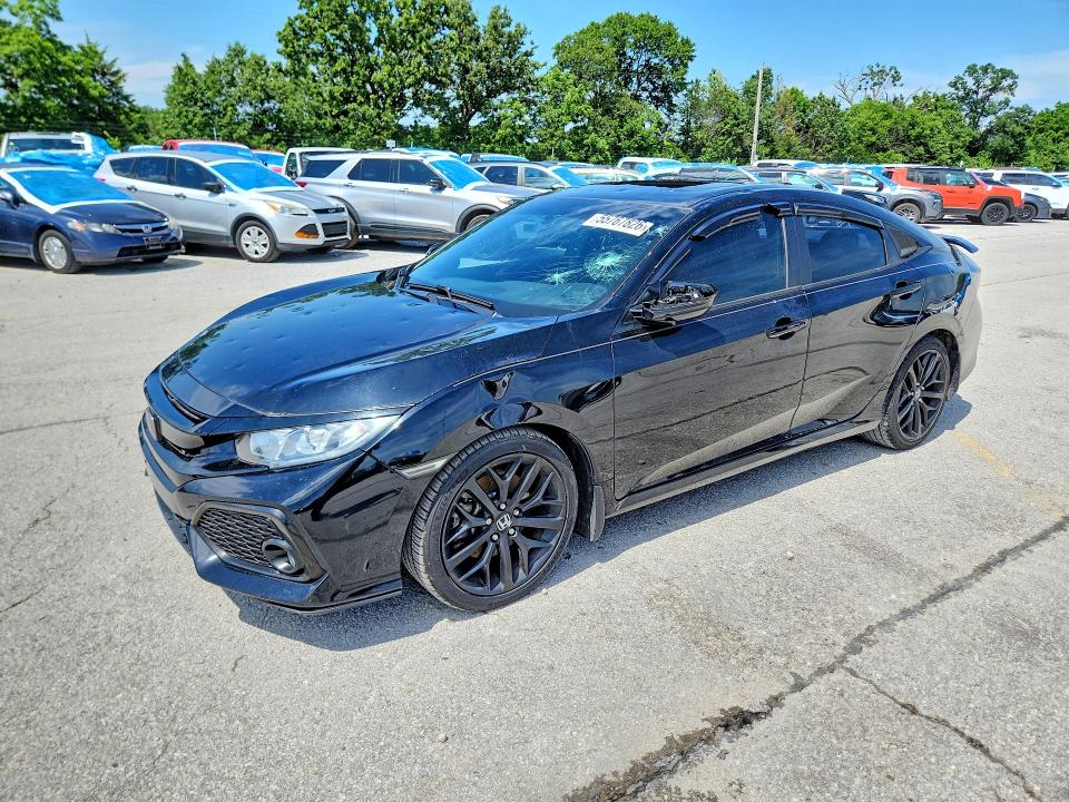 Photo 1 from auction – 2019 HONDA CIVIC with VIN 2HGFC1E57KH705843