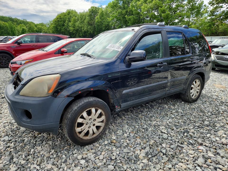 HONDA CR-V 2006 with VIN SHSRD788X6U400956 - Photo from auction