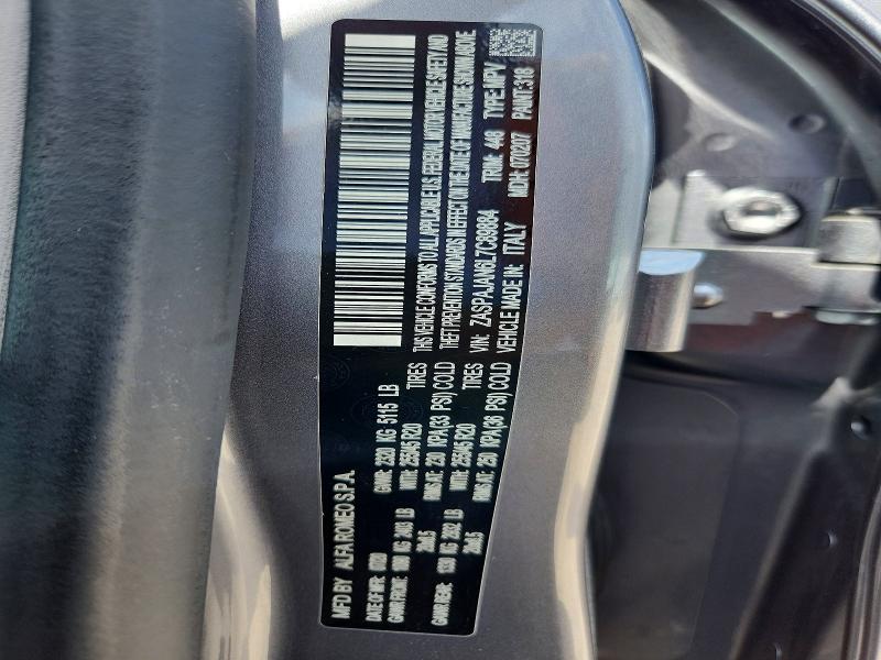 Photo 14 from auction – 2020 ALFA ROMEO STELVIO with VIN ZASPAJAN6L7C89884