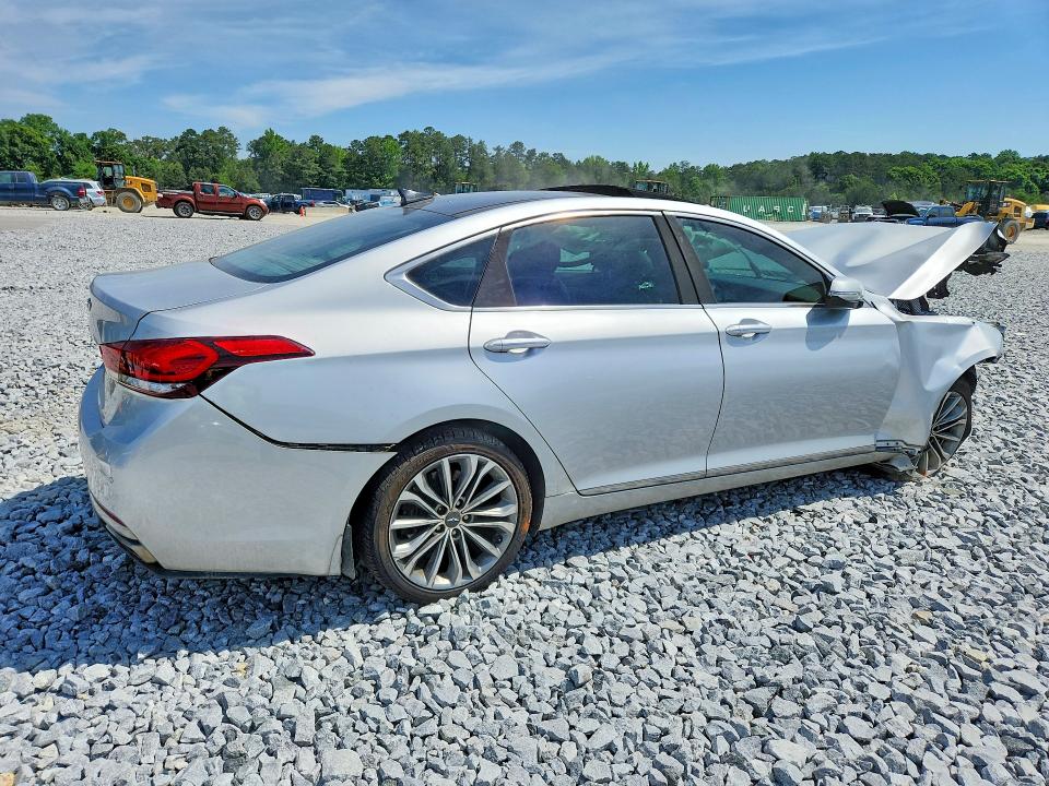 Photo 3 from auction – 2017 GENESIS G80 with VIN KMHGN4JE0HU175334
