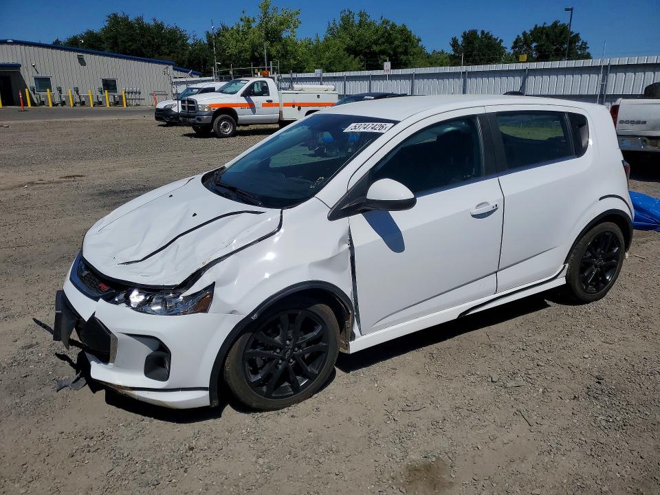 CHEVROLET SONIC 2018 with VIN 1G1JF6SB3J4123234 - Photo from auction