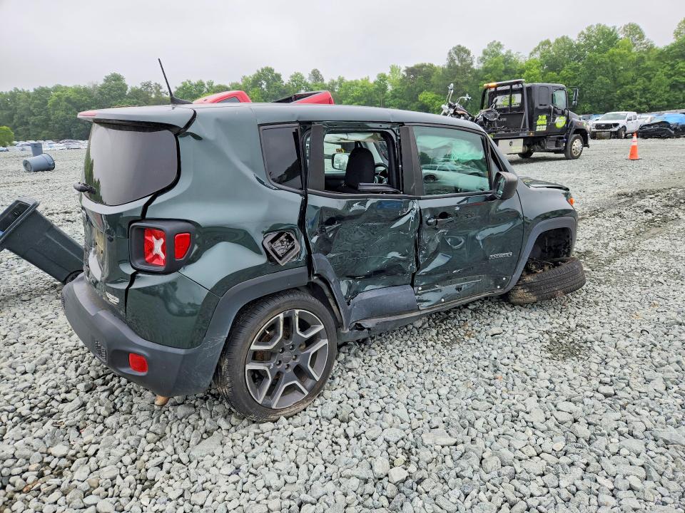 Photo 3 from auction – 2021 JEEP RENEGADE with VIN ZACNJCAB5MPM33993