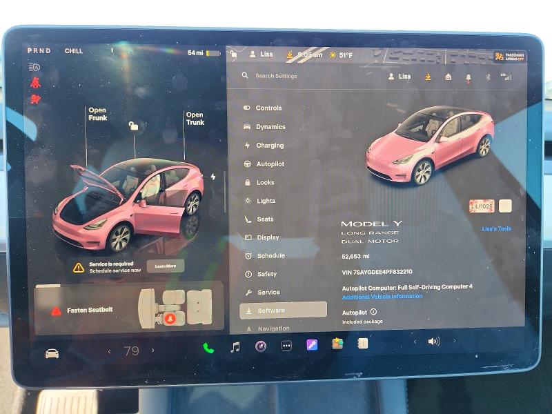 Photo 9 from auction – 2023 TESLA MODEL Y with VIN 7SAYGDEE4PF832210