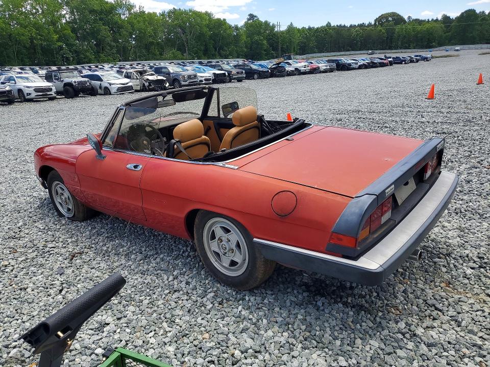 Photo 2 from auction – 1986 ALFA ROMEO VELOCE with VIN ZARBA5415G1038128