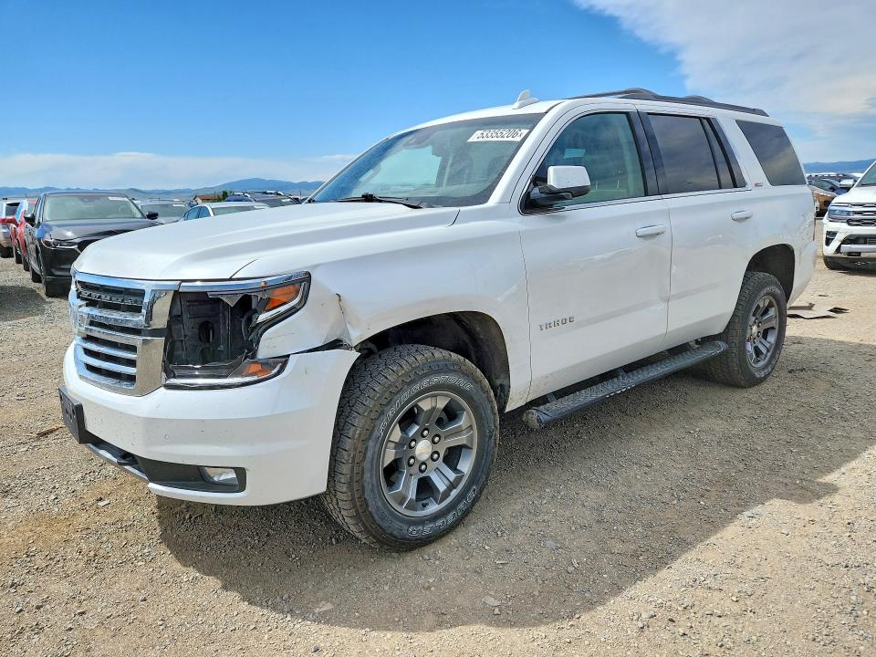 CHEVROLET TAHOE 2019 with VIN 1GNSKBKC8KR180422 - Photo from auction