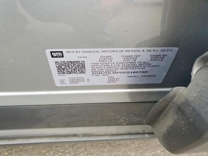 Photo 14 from auction – 2025 CHEVROLET EQUINOX with VIN 3GN7DLRP0SS160788