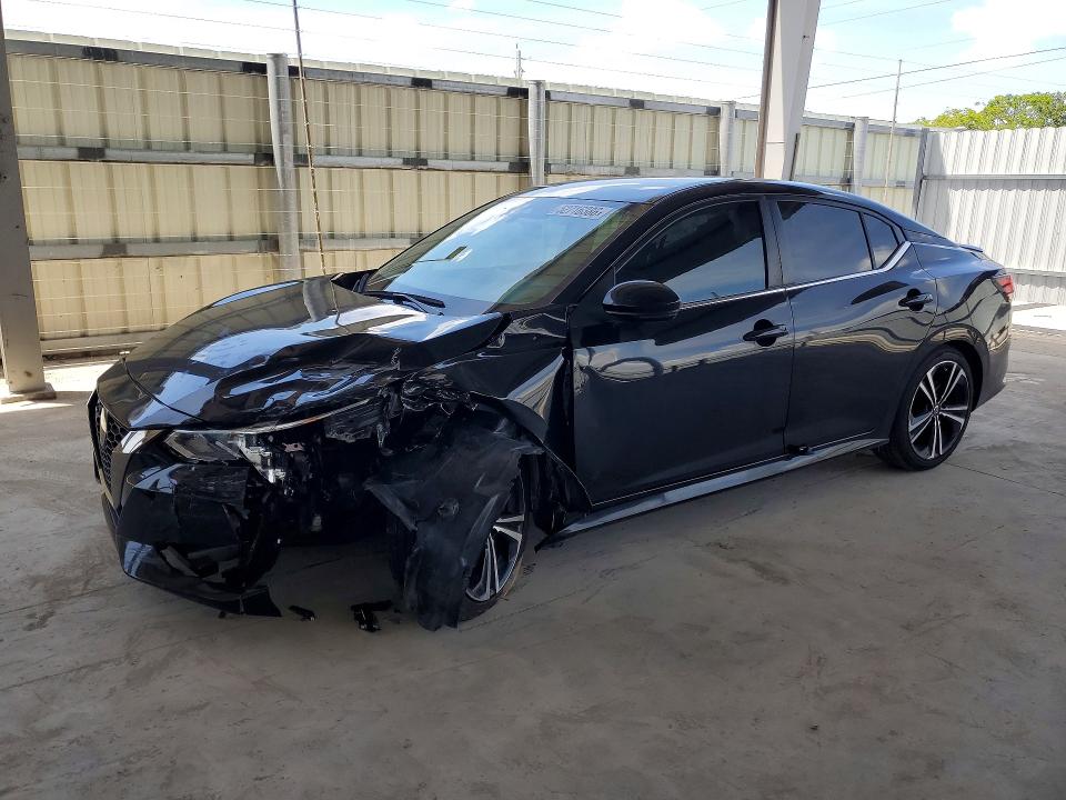 NISSAN SENTRA 2020 with VIN 3N1AB8DVXLY275116 - Photo from auction