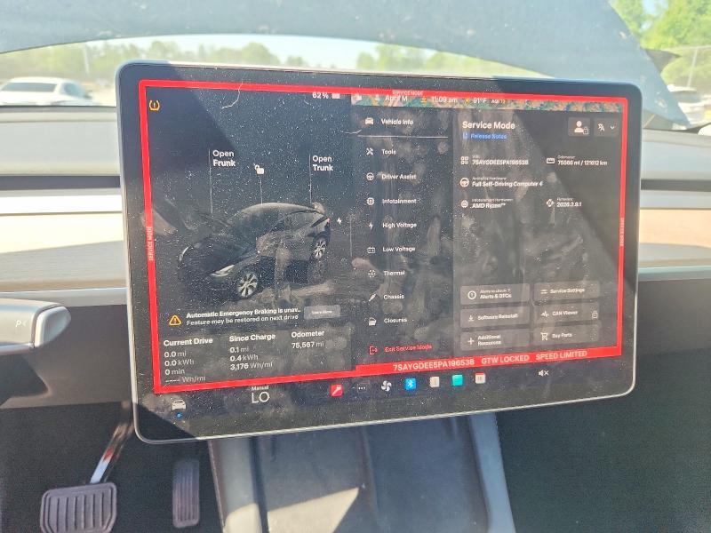 Photo 9 from auction – 2023 TESLA MODEL Y with VIN 7SAYGDEE5PA196538
