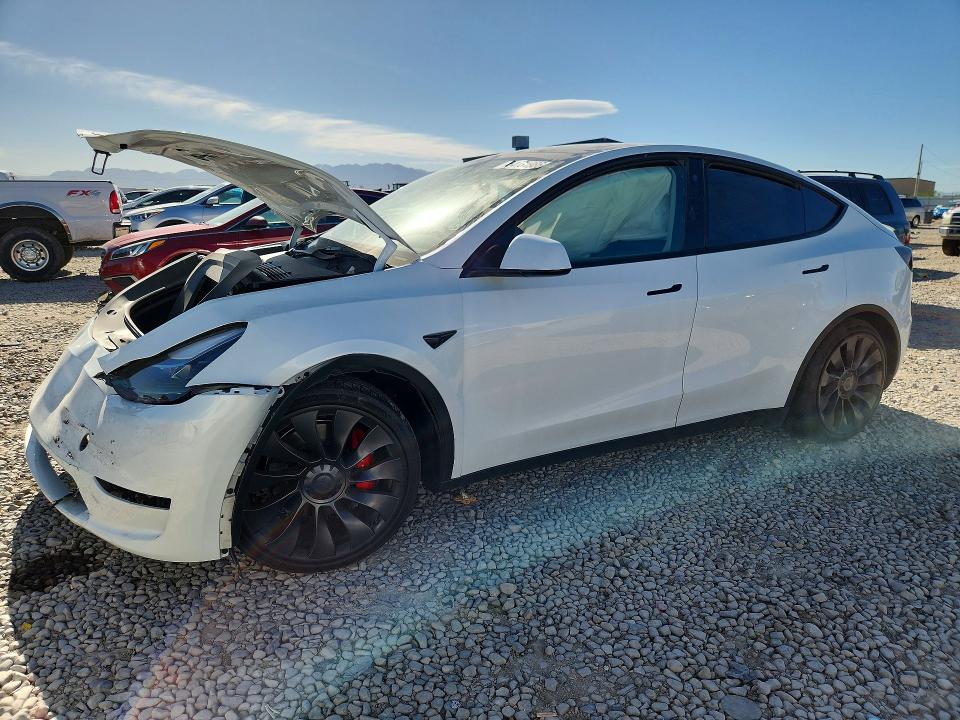 TESLA MODEL Y 2023 with VIN 7SAYGDEF3PF636039 - Photo from auction