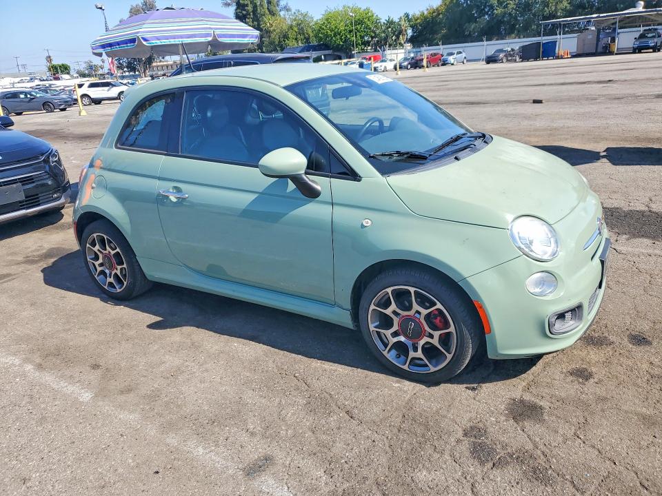Photo 4 from auction – 2015 FIAT 500 with VIN 3C3CFFBR1FT636808