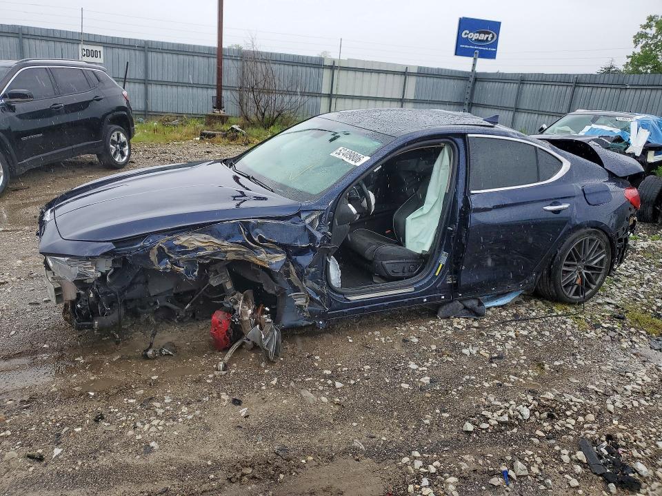GENESIS G70 2019 with VIN KMTG74LE1KU027004 - Photo from auction