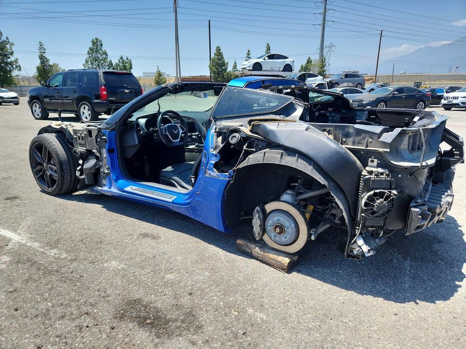 Photo 2 from auction – 2019 CHEVROLET CORVETTE with VIN 1G1YB2D79K5123116