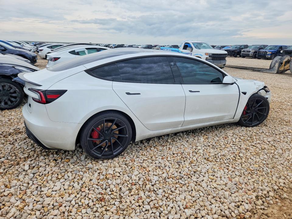 Photo 3 from auction – 2025 TESLA MODEL 3 with VIN 5YJ3E1ET9SF077851