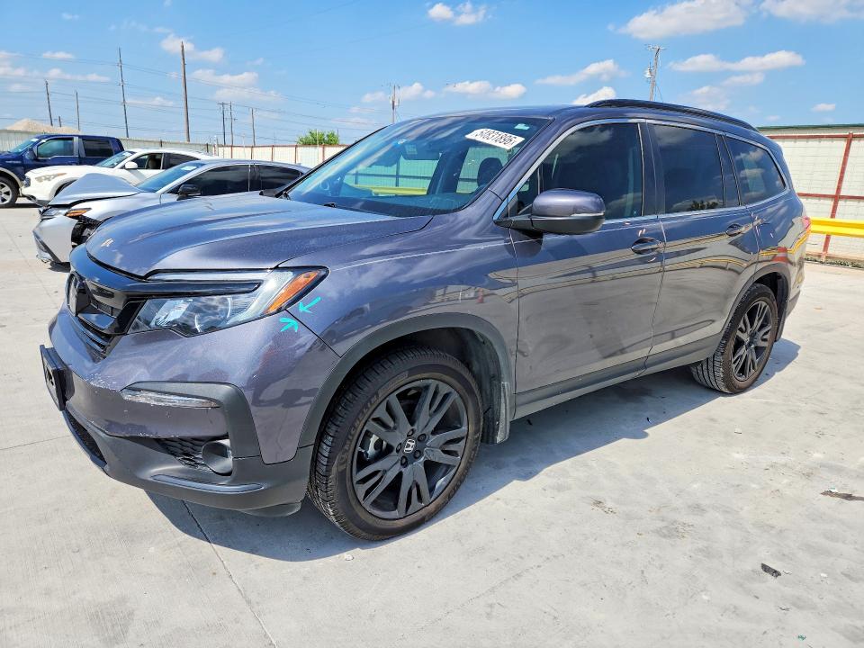 HONDA PILOT 2022 with VIN 5FNYF5H24NB029305 - Photo from auction