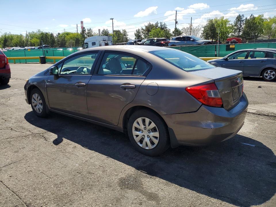 Photo 2 from auction – 2012 HONDA CIVIC with VIN 2HGFB2F51CH588656