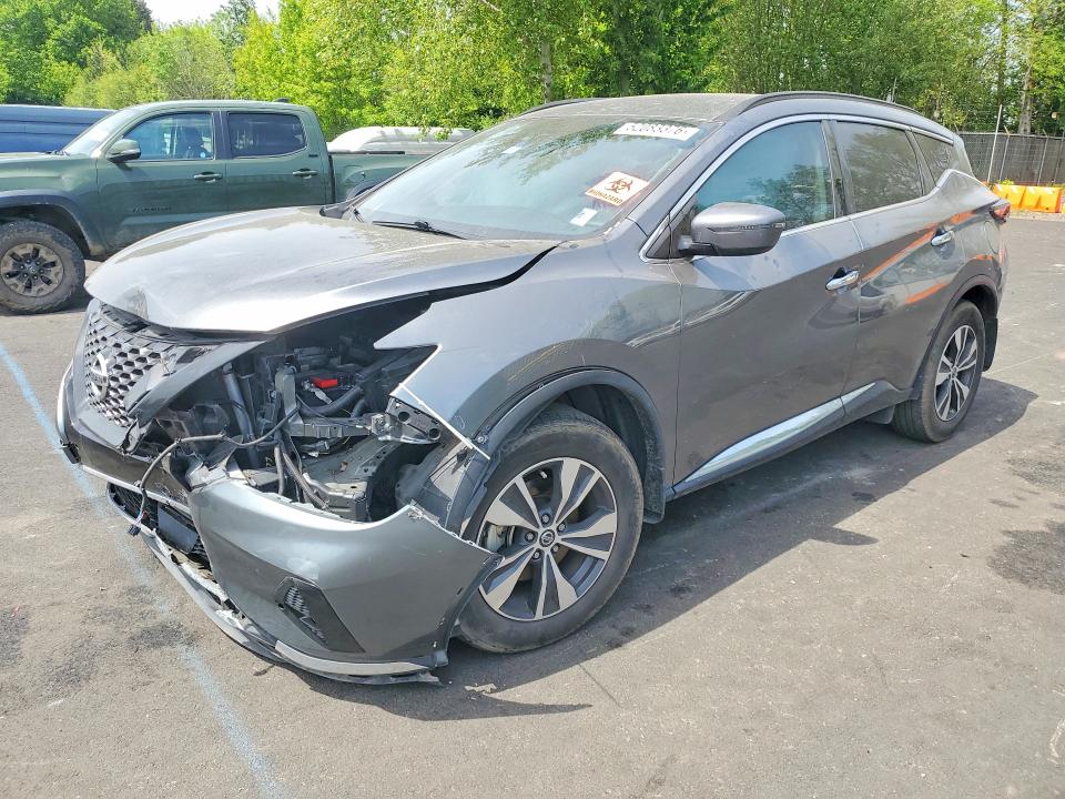 Photo 1 from auction – 2021 NISSAN MURANO with VIN 5N1AZ2BJ8MC142771