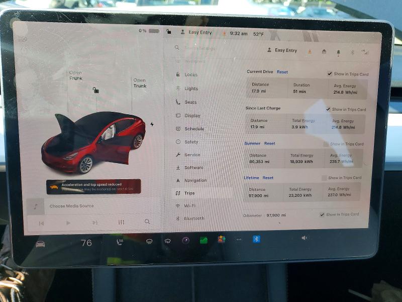 Photo 9 from auction – 2021 TESLA MODEL 3 with VIN 5YJ3E1EA9MF987274