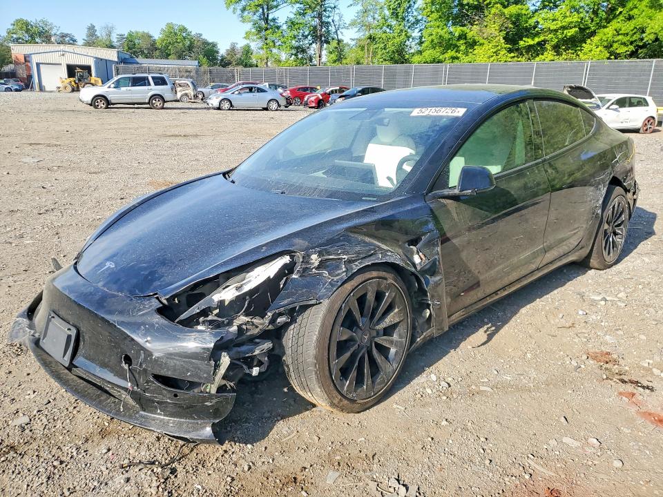 TESLA MODEL 3 2021 with VIN 5YJ3E1EA3MF869981 - Photo from auction