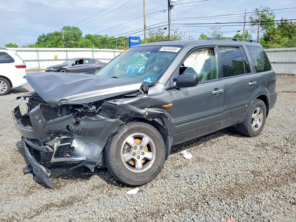 HONDA PILOT 2007 with VIN 2HKYF18747H528548 - Photo from auction