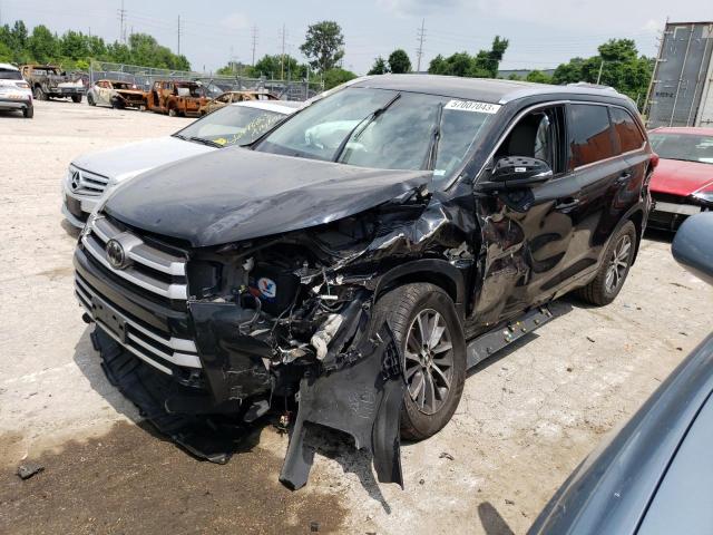 TOYOTA HIGHLANDER 2018 with VIN 5TDJZRFH0JS857784 - Photo from auction