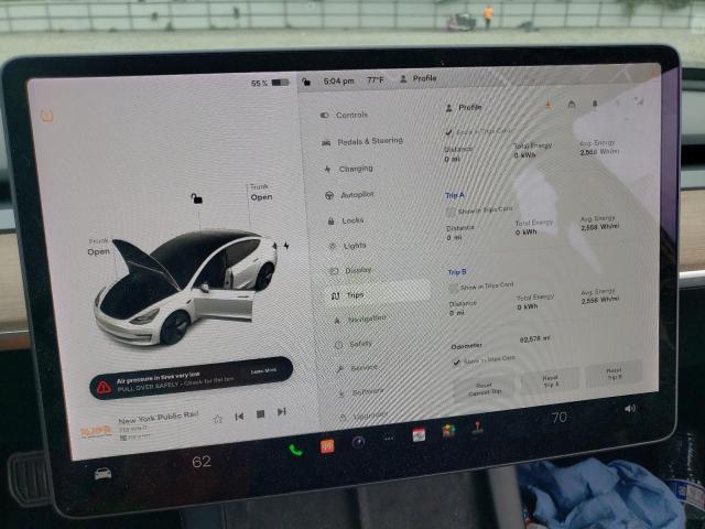 Photo 9 from auction – 2022 TESLA MODEL 3 with VIN 5YJ3E1EA0NF113445