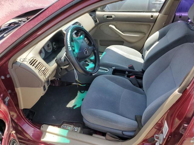 Photo 7 from auction – 2002 HONDA CIVIC LX with VIN 2HGES16562H502598