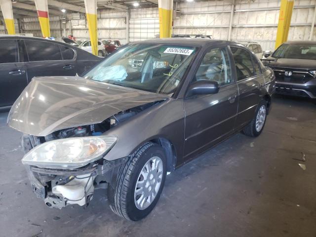 HONDA CIVIC LX 2004 with VIN 2HGES16534H573678 - Photo from auction