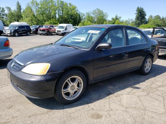 HONDA CIVIC LX 2002 with VIN 2HGES16522H565066 - Photo from auction