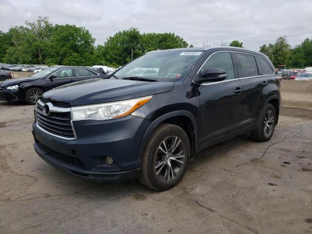 TOYOTA HIGHLANDER 2016 with VIN 5TDJKRFH9GS226139 - Photo from auction