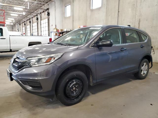 HONDA CR-V LX 2015 with VIN 5J6RM4H37FL042569 - Photo from auction