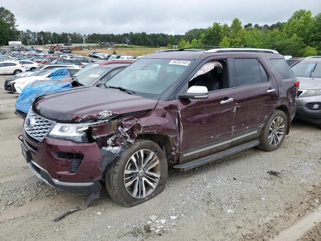 FORD EXPLORER P 2018 with VIN 1FM5K8HT9JGC21923 - Photo from auction