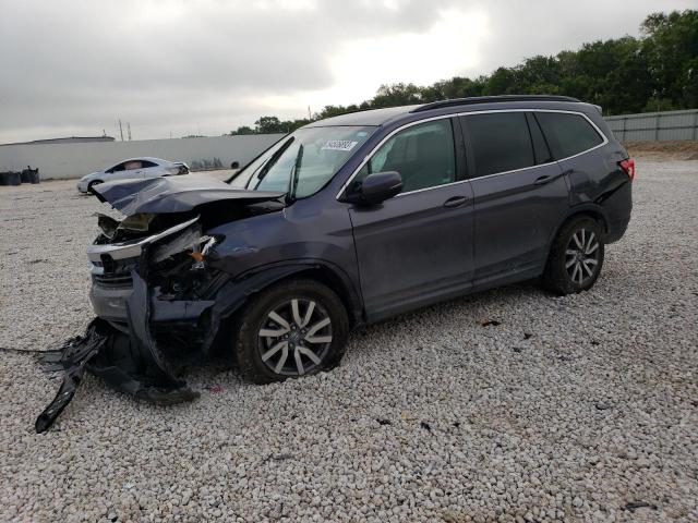 HONDA PILOT EX 2020 with VIN 5FNYF5H37LB009989 - Photo from auction