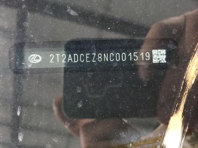 Photo 14 from auction – 2022 LEXUS NX 250 with VIN 2T2ADCEZ8NC001519
