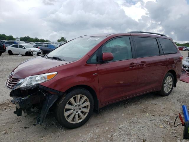 TOYOTA SIENNA LE 2017 with VIN 5TDJZ3DC9HS180748 - Photo from auction