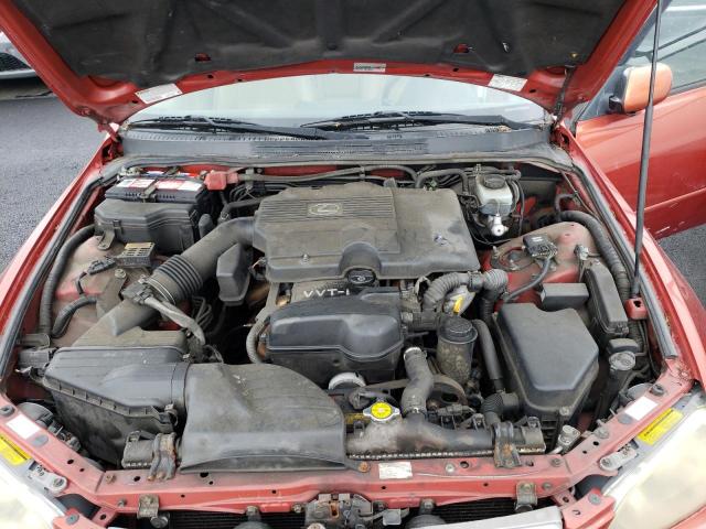 Photo 11 from auction – 2001 LEXUS IS 300 with VIN JTHBD182610016485