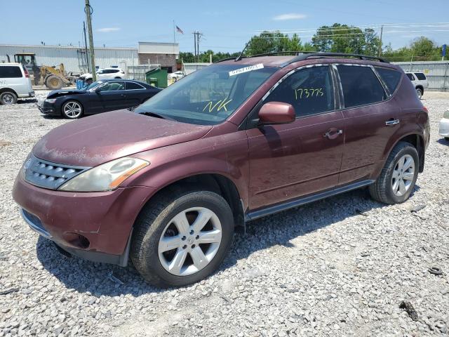 NISSAN MURANO SL 2006 with VIN JN8AZ08T16W429697 - Photo from auction